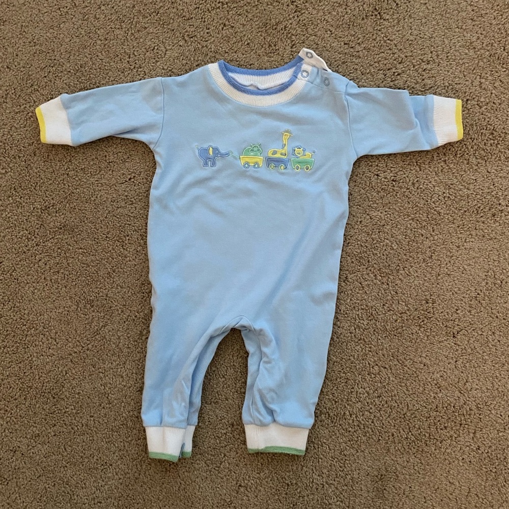 Baby boy embroidered onesie